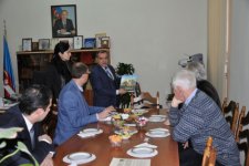 Российская делегация посетила Азербайджанскую Национальную библиотеку (ФОТО)