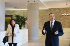 Azerbaijani president and his spouse visit Shahdag tourism complex (PHOTO)