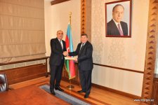Azerbaijani FM receives new Kyrgyz ambassador (PHOTO)