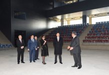 Президент Азербайджана и его супруга ознакомились с работами, проводимыми в ряде объектов в рамках подготовки к первым Европейским играм (ФОТО)