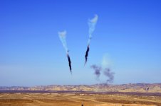В рамках учений ВС Азербайджана был осуществлен пуск ракет (ФОТО)