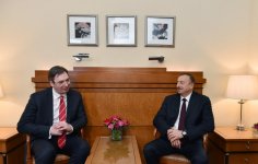 Ильхам Алиев встретился с премьер-министром Сербии