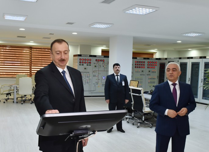 Президент Азербайджана принял участие  в открытии  электроподстанции «Белый город-1»  (ФОТО)