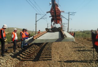 Азербайджан продолжает капремонт железнодорожных путей (ФОТО)