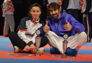 Азербайджанская каратистка взяла серебро премьер – лиги Нидерландов (ФОТО)