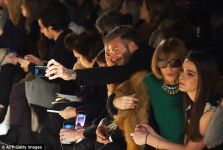 Victoria Beckham's husband David and four children show their support at NYFW show (PHOTO)