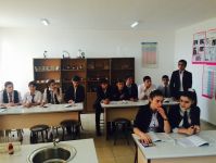 KİV nümayəndələri Ağdamın Qaradağlı kənd tam orta məktəbində olublar (FOTO)
