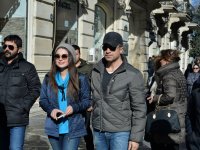 Турецкие звезды Озджан Дениз, Шюкрю Озйылдыз и Айча Айшин Туран приехали в Баку (ФОТО)