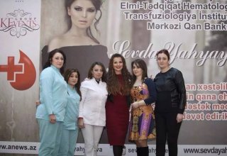 Азербайджанские звезды провели донорскую акцию  (ФОТО)