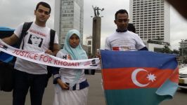 İndoneziyalılar azərbaycanlılarla birgə "Xocalıya ədalət"ə çağırdılar (FOTO)