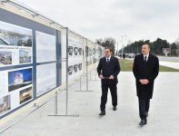 Ильхам Алиев ознакомился с работами, проведенными в парке Гейдара Алиева в Мингячевире (ФОТО)