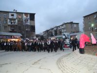 Binəqədi rayonunda Xocalı soyqırımının 23-cü ildönümü ilə əlaqədar yürüş keçirilib (FOTO)