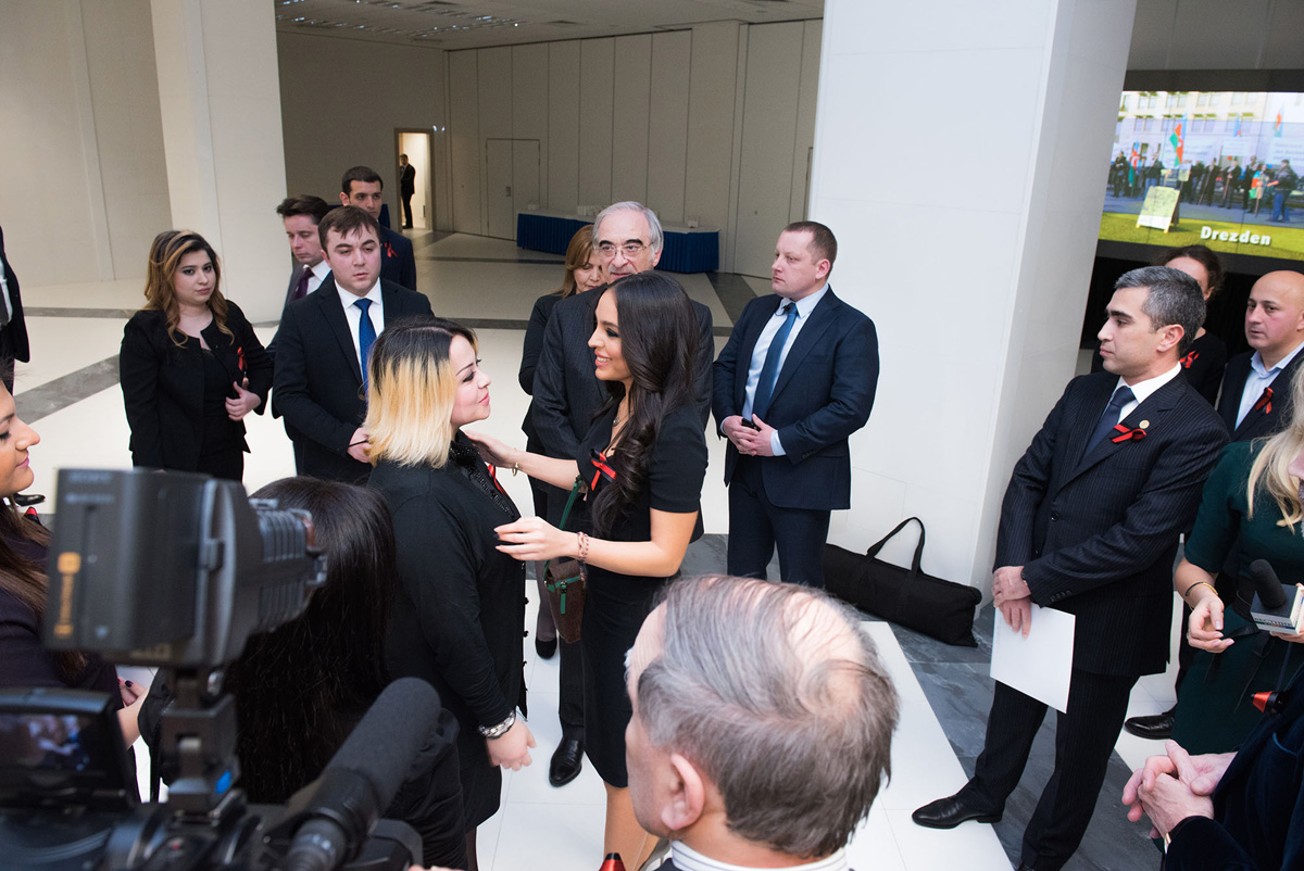 Вице-президент Фонда Гейдара Алиева Лейла Алиева приняла участие в мероприятии, проведенном в Москве в связи с Ходжалинским геноцидом (ФОТО)