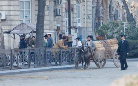 Bakıda "Əli və Nino" filminin çəkilişlərinə başlanılıb (FOTO)