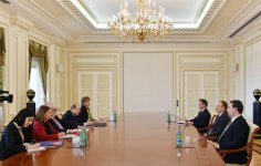 President Ilham Aliyev receives delegation led by PACE Monitoring Committee co-rapporteur