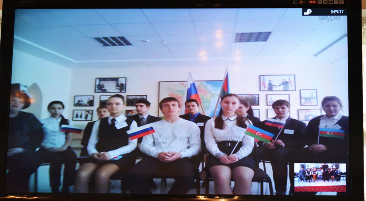 Азербайджан и Россию связал видеомост (ФОТО)