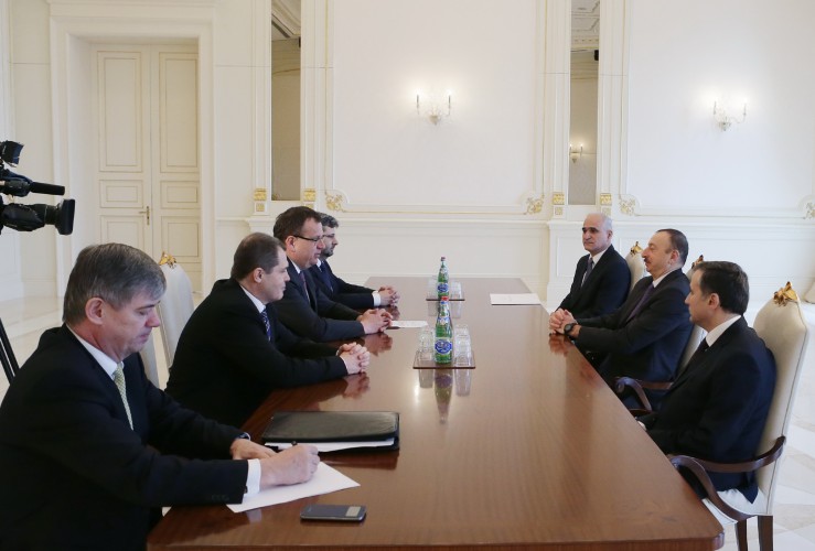 Президент Азербайджана принял делегацию во главе с министром промышленности и торговли Чехии