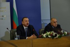 Президент Азербайджана Ильхам Алиев: Болгария внесет свой вклад как транзитная страна, транспортирующая азербайджанский газ