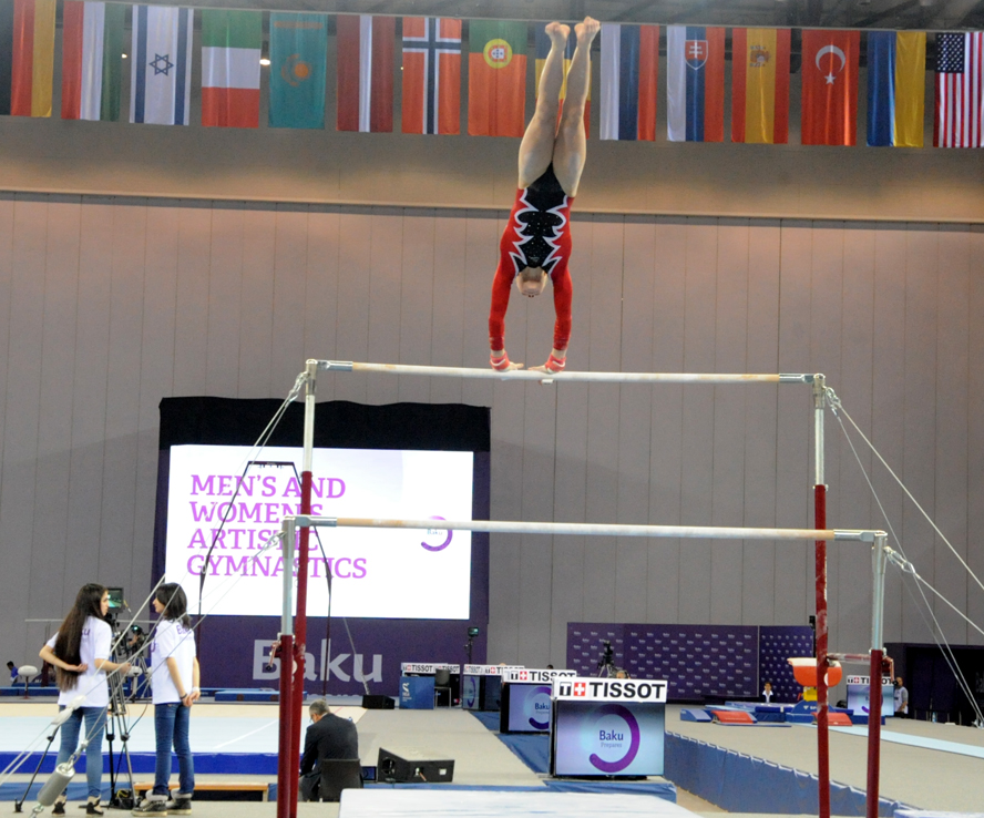 В Баку стартовал Открытый объединенный чемпионат Азербайджана по гимнастическим дисциплинам (ФОТО)