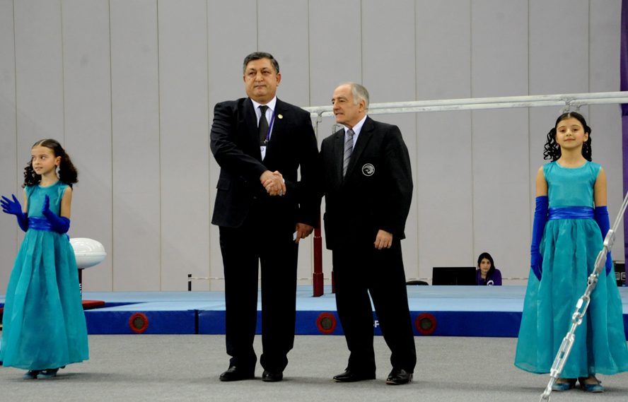 Состоялась церемония открытия Открытого объединенного чемпионата Азербайджана по гимнастическим дисциплинам (версия 2) (ФОТО-ВИДЕО)