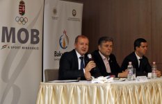 В Венгрии состоялась презентация «Баку-2015: 100 дней до старта» (FOTO)