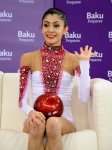 Азербайджанская гимнастка занимает второе место в многоборье (ФОТО)