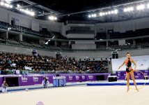Азербайджанская гимнастка занимает второе место в многоборье (ФОТО)