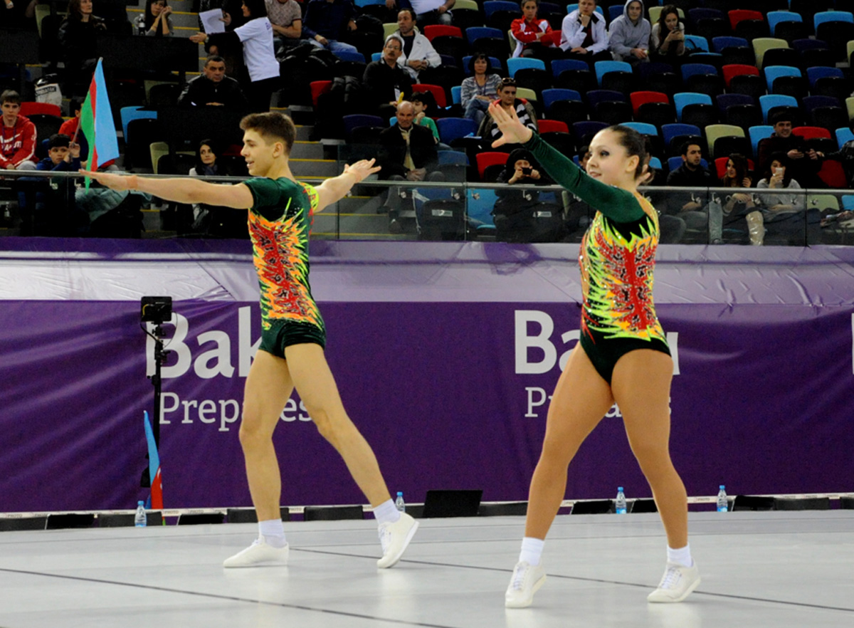 Azərbaycan gimnastı batutda tullanma üzrə fərdi yarışlarda birinci oldu (FOTO)