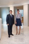 President of Heydar Aliyev Foundation Mehriban Aliyeva meets vice-president of Russian Olympic Committee
