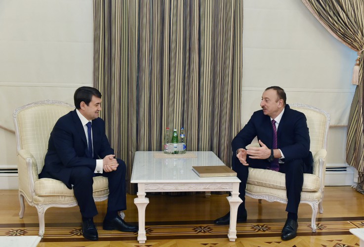 Ilham Aliyev receives aide to Russian president