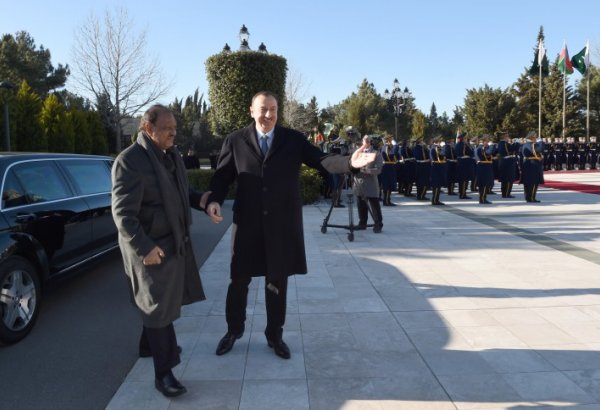 В Баку состоялась церемония официальной встречи Президента Пакистана (ФОТО)