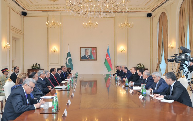 Presidents of Azerbaijan and Pakistan held a meeting in an expanded format