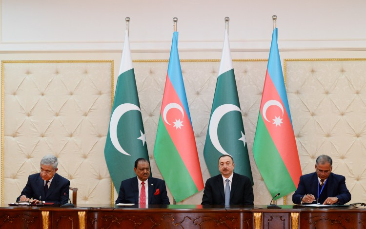 Состоялось подписание азербайджано-пакистанских документов (ФОТО)