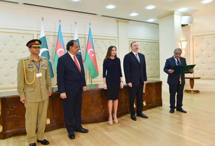 Azerbaijan’s First Lady Mehriban Aliyeva receives “Hilal-e-Pakistan” order (PHOTO)