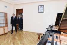 President Ilham Aliyev attends opening of Children`s Art School No. 1 in Barda