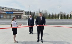 President Ilham Aliyev attends opening of park-boulevard named after Heydar Aliyev in Barda