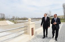 President Ilham Aliyev attends opening of park-boulevard named after Heydar Aliyev in Barda