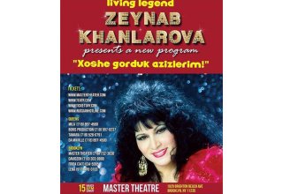 Zeynəb Xanlarova Novruz konserti verəcək