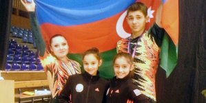 Azərbaycan gimnastları Çexiyada "qızıl" və "gümüş" medallar qazanıblar (FOTO)