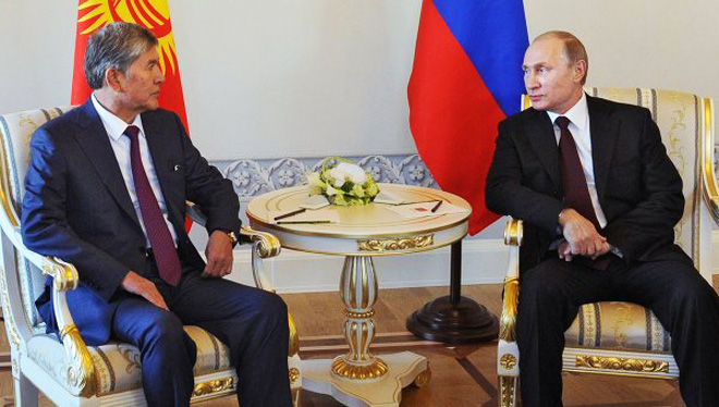 Russian president holds talks with Kyrgyz counterpart