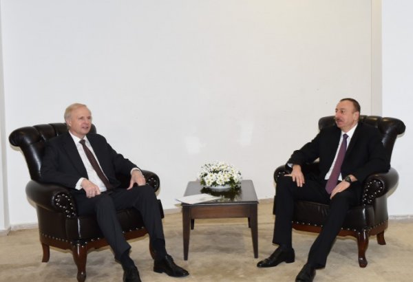 Президент Азербайджана встретился в Карсе с исполнительным директором компании bp (ФОТО)