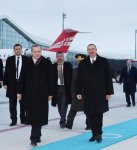 President Ilham Aliyev ended his working visit to Kars (PHOTO)
