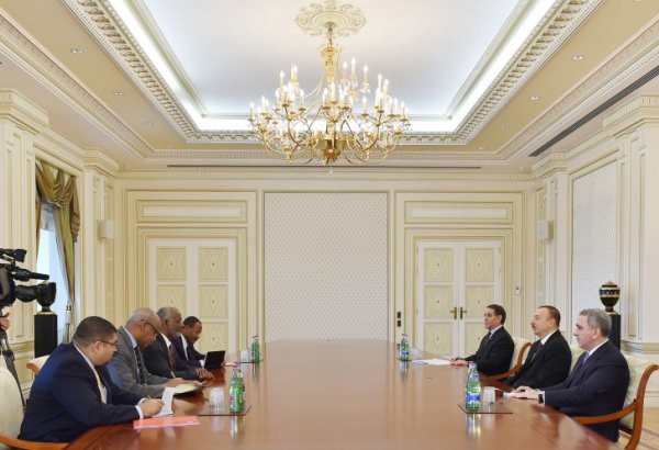 President Ilham Aliyev receives delegation led by Sudanese FM
