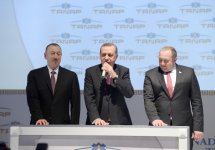 Azerbaijani, Turkish, Georgian presidents take part in groundbreaking ceremony for TANAP (PHOTO) (VIDEO)