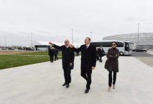Президент Азербайджана и его супруга ознакомились с работами по восстановлению экологического состояния озера Беюкшор (ФОТО)