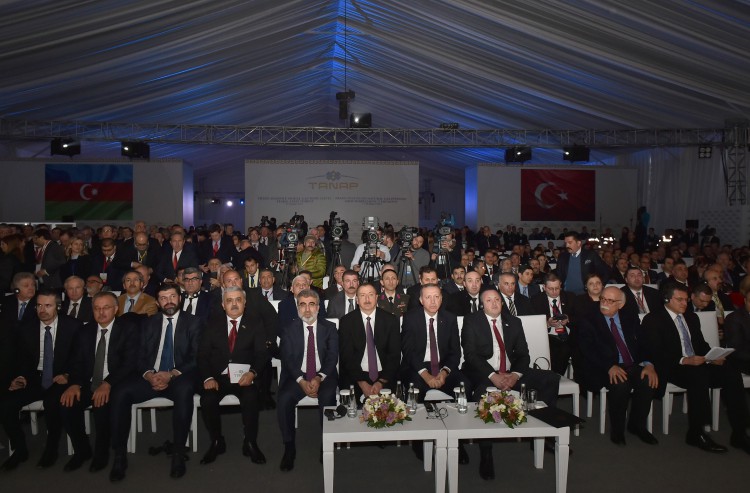 Prezident İlham Əliyev: TANAP ilk növbədə Türkiyə-Azərbaycan birliyinin layihəsidir (ƏLAVƏ OLUNUB) (FOTO)
