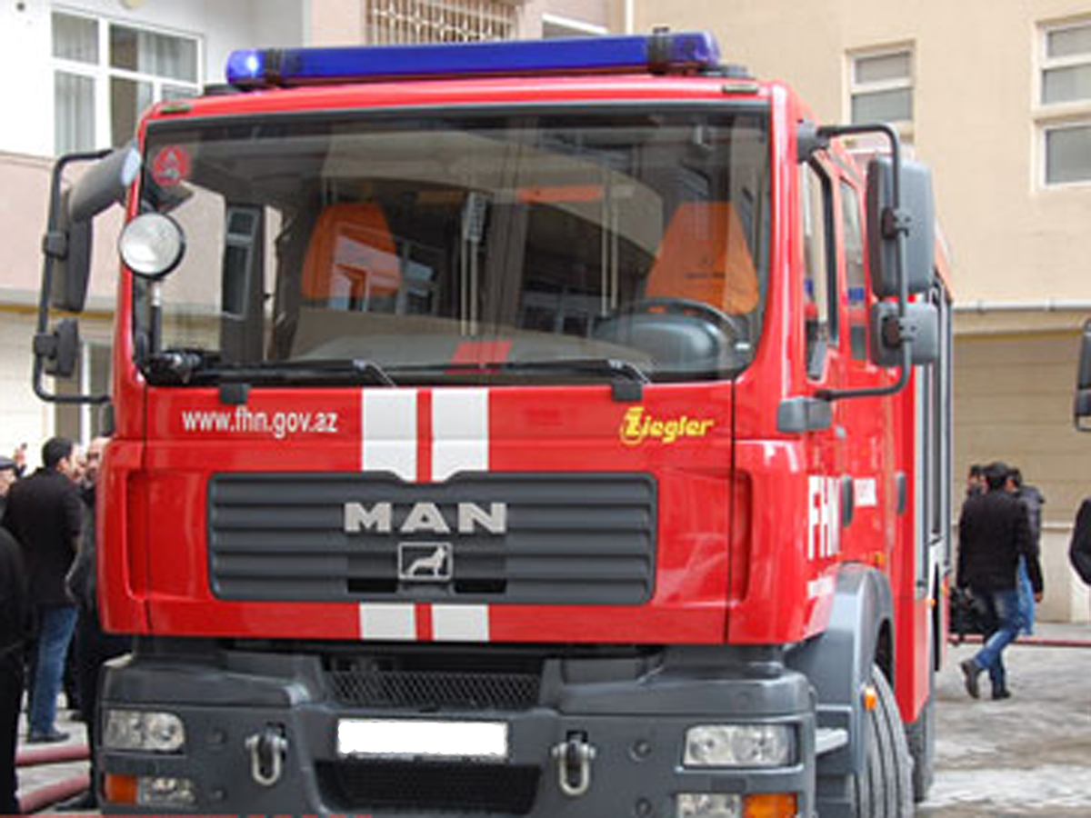 В пожаре в Мингячевире погиб один, эвакуированы шесть человек