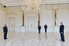 Azerbaijani president receives credentials from ambassadors of several countries (PHOTO)