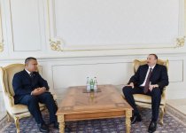 Azerbaijani president receives credentials from ambassadors of several countries (PHOTO)