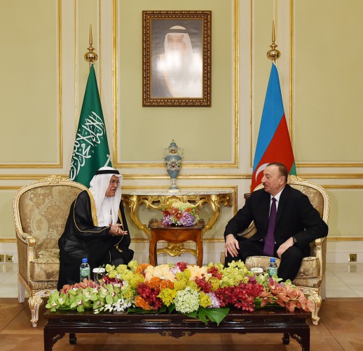 President Ilham Aliyev meets Saudi Arabian Minister of Petroleum and Mineral Resources (PHOTO)